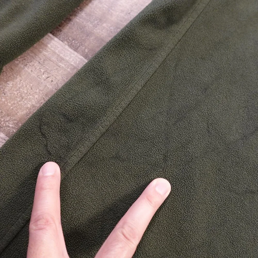 L.L. Bean Quarter Zip Fleece Pullover Men’s XL‎ Tall Olive Green Outdoor